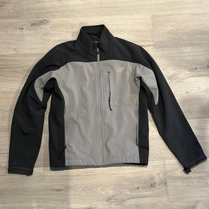The North Face men’s full zip jacket gray small
